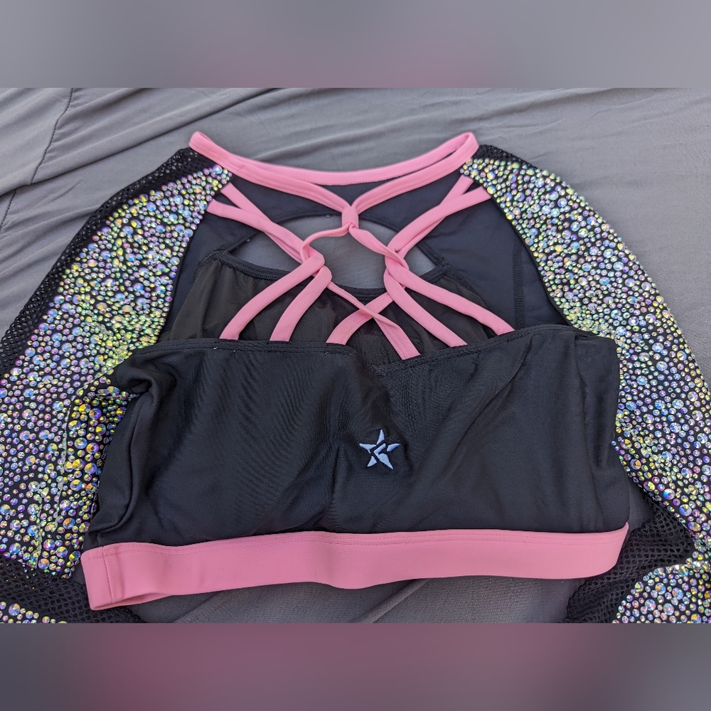 Adult Rebel Athletic Long Sleeve Sports Bra - Picture 13 of 14